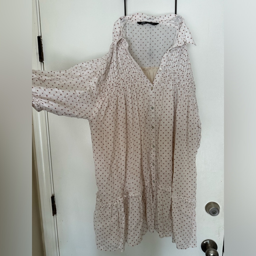Zara white dress